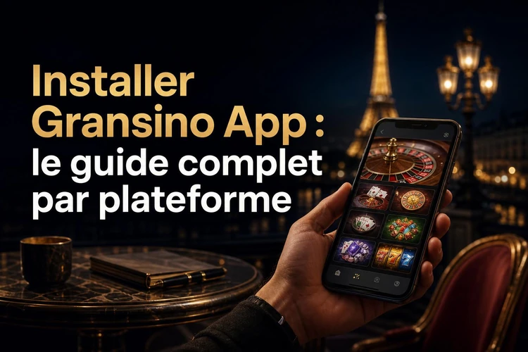 Installer app Gransino: le guide complet par plateforme