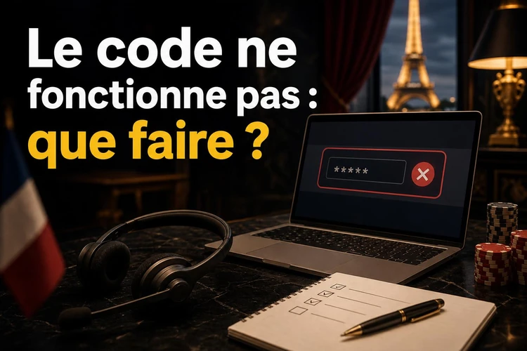 Le code ne fonctionne pas: que faire?