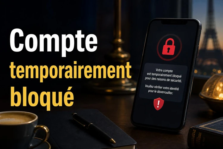Compte temporairement bloqué